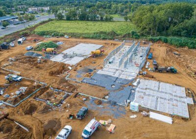 Concrete slab pour at Manalapan Senior Living