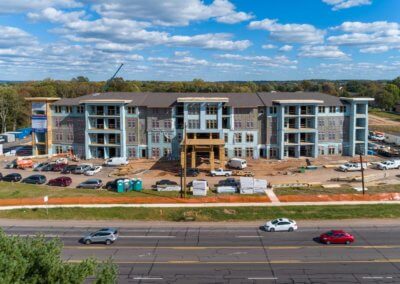 6 Month progress photo of Heartis Senior Living under construction