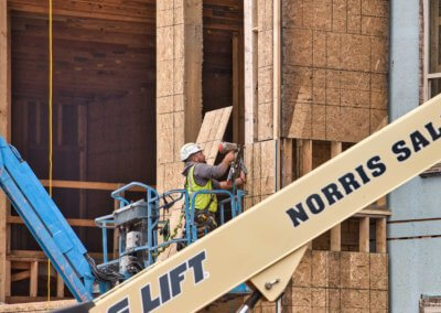 Close up of Construction at Heartis | Bucks County