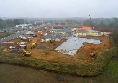 Manalapan Work Site Under Construction