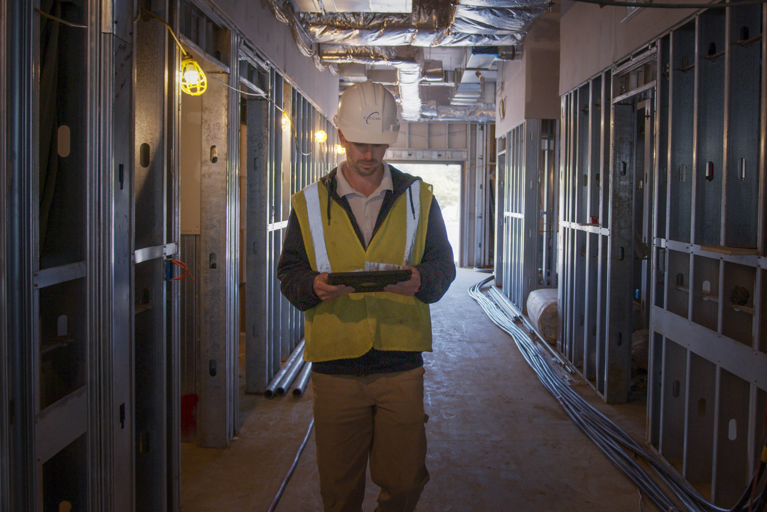 C & C Construction staff undergoing safety training